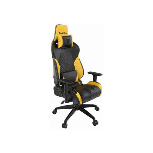 כיסא גיימינג עם תאורת RGB דגם ACHILLES E1 GAMDIAS בצבע צהוב שחור