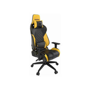 כיסא גיימינג עם תאורת RGB דגם ACHILLES E1 GAMDIAS בצבע צהוב שחור