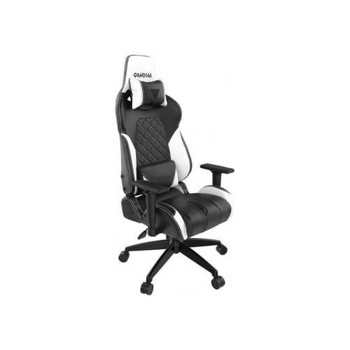 כיסא גיימינג עם תאורת RGB דגם ACHILLES E1 GAMDIAS בצבע לבן שחור
