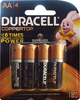 מארז 20 רביעיות סוללות DURACELL AA