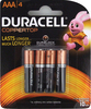 מארז 10 רביעיות סוללות DURACELL AAA