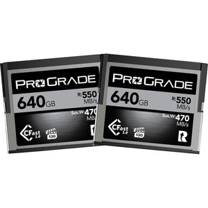 ProGrade Digital 640GB CFast 2.0 Cobalt Memory 2 Cards