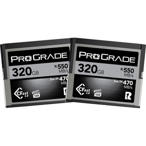 ProGrade Digital 320GB CFast 2.0 Cobalt Memory 2 Cards