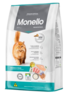 מונלו Monello אוכל פרימיום Hairball Control לבעיות בבליעת כדורי פרווה - 10.1 ק"ג