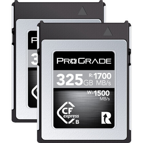 2 כרטיסי זיכרון ProGrade Digital 325GB CFexpress 2.0 Type B