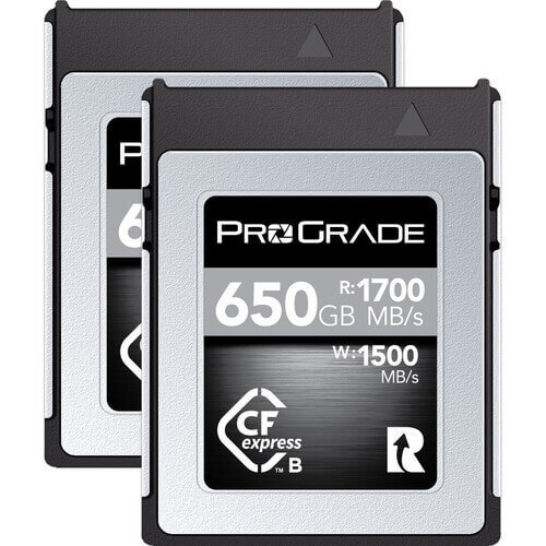 2 כרטיסי זיכרון ProGrade Digital 650GB CFexpress 2.0 Type B