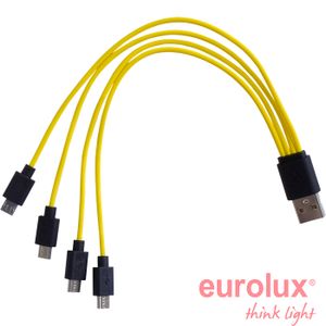 4 יציאות כבל USB לטעינת לסוללות ליתיום מסדרת BR יורולוקס