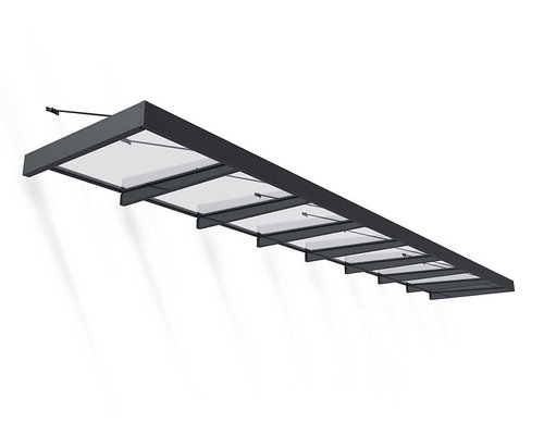 גגון Sophia XL אפור שקוף 1.4x7.5