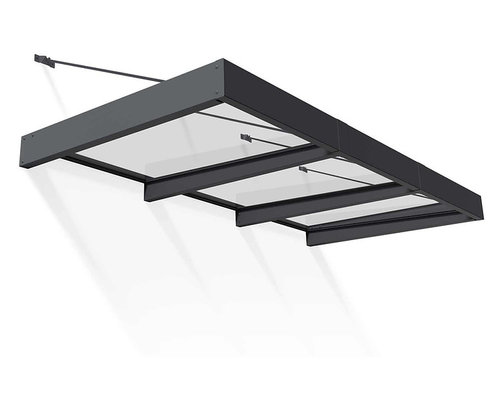 גגון Sophia XL אפור שקוף 1.4x2.9