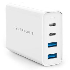 מטען HyperJuice GaN 100W USB-C עם מגוון חיבורים