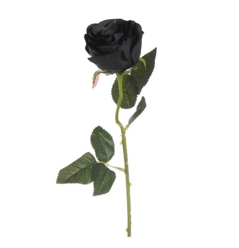 ענף ורד פתוח גובה. 50 ס”מ -שחור 