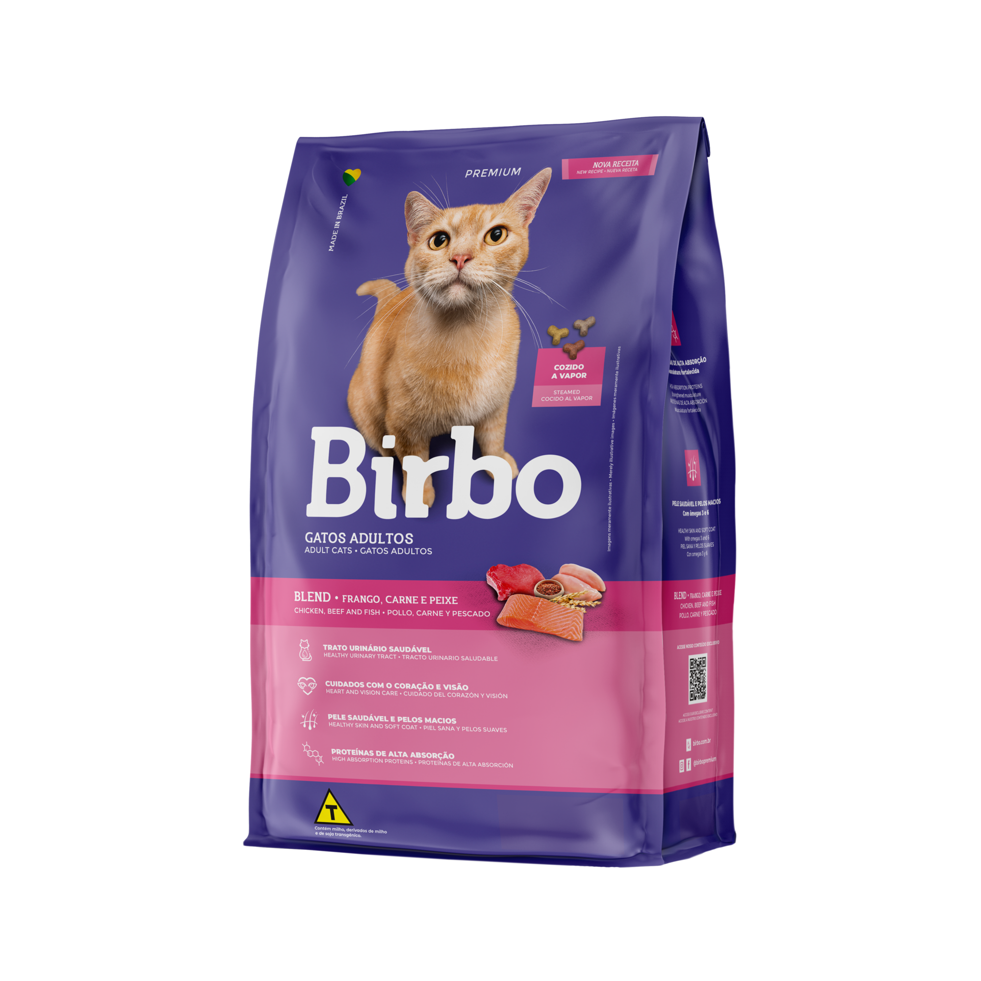 בירבו Birbo אוכל פרימיום לחתולים MIX חלבונים - 7 ק"ג