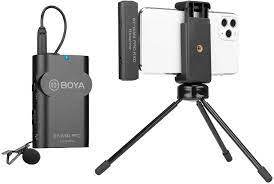 מיקרופון אלחוטי לאייפון בחיבור LIGHTNING דגם BOYA WM4 PRO-K3