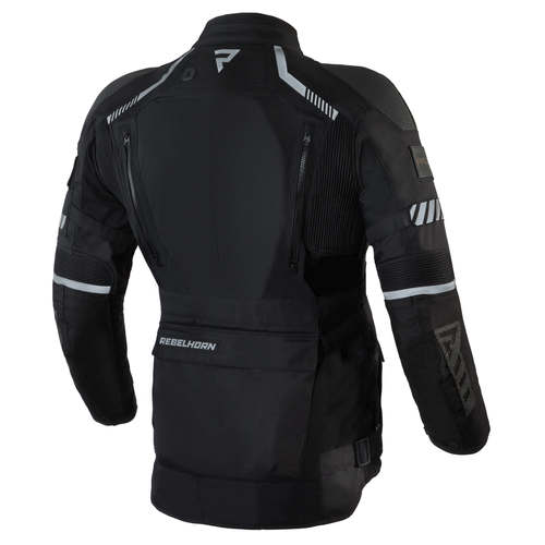 מעיל אדונצ'ר רב עונתי שחור  - REBELHORN PATROL TEXTILE JACKET