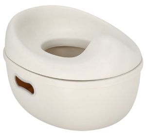 סיר גמילה 3 ב 1 הופך לישבנון ומדרגון בעל מגן מונע התזה - בז