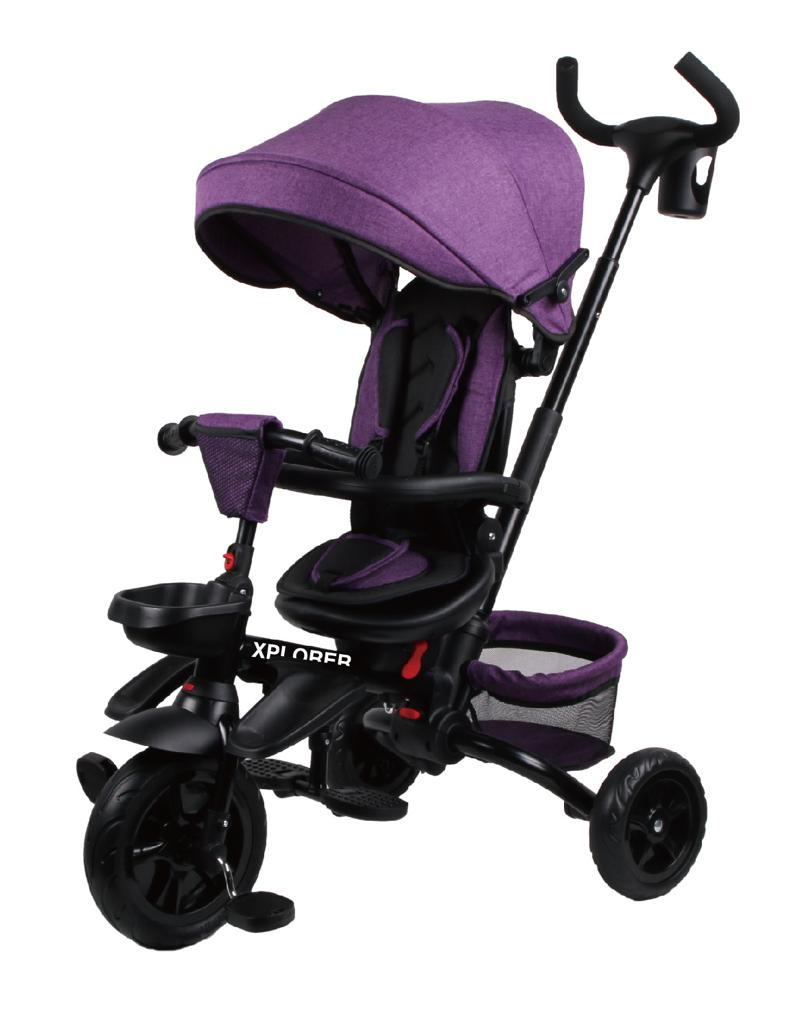  תלת אופן קיפול מלא דגם Xplorer מבית INFANTI סגול