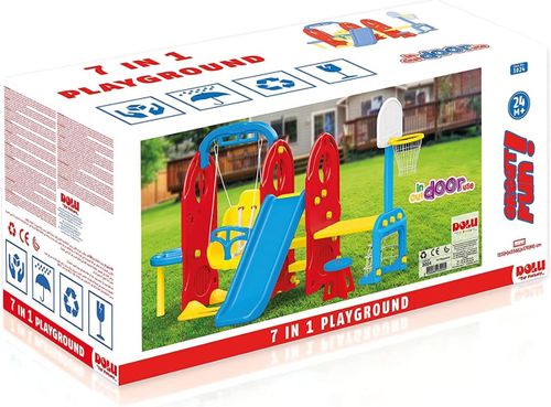 מתקן חצר משולב 7 ב 1 