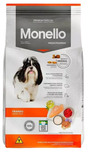 מונלו Monello אוכל פרימיום לכלב בוגר זן קטן בטעם עוף - 7 ק