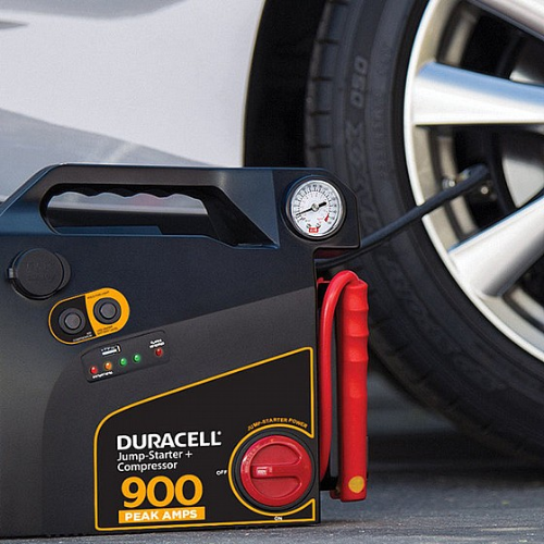 בוסטר התנעה DURASEL+קומפרסור 12V 900AMP לרכבי בנזין/דיזל - UP