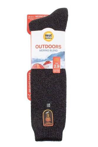 גרביים תרמיות צמר מרינו לקור וגברים HEAT HOLDERS MERINO BLEND