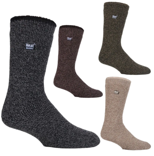 גרביים תרמיות צמר מרינו לקור וגברים HEAT HOLDERS MERINO BLEND