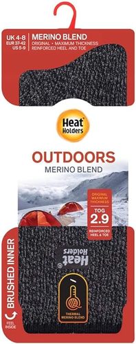 גרביים תרמיות צמר מרינו לקור וגברים HEAT HOLDERS MERINO BLEND