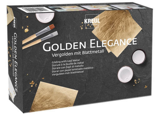 ערכת הזהבה עם עלי זהב GOLDEN ELEGANCE