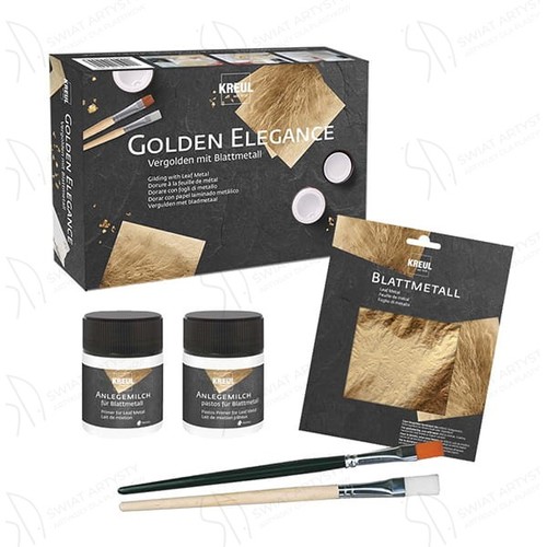 ערכת הזהבה עם עלי זהב GOLDEN ELEGANCE