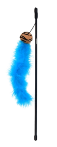 צעצוע לחתול חכה שמש עם נוצה C32