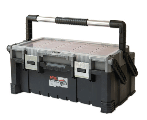 ארגז כלים פוליקרבונט משולב אורגינזר- 15 תאים נשלפים b-techtools 0501457