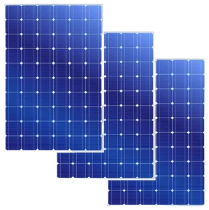 סט 3 יחידות של פאנל סולארי MONO 540W 49V כולל מתאמים ומפצל MC4 PARALEL דגם EFP540WX3 יצרן ECOFLOW