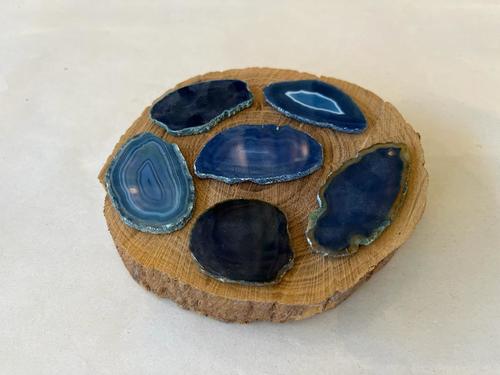 פרוסת אגת כחולה AGATE SLICE