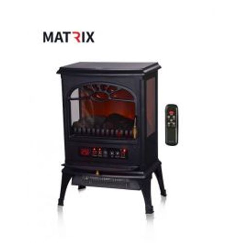 קמין חשמלי BLAZE 1800W כולל שלט MATRIX