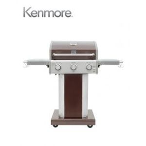גריל גז, 3 מבערים, מדפים מתקפלים Kenmore