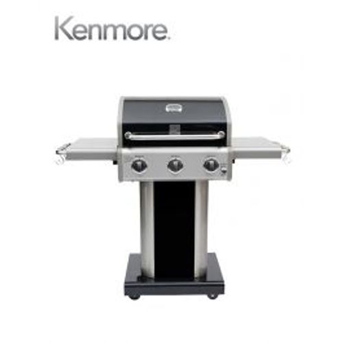 גריל גז, 3 מבערים, מדפים מתקפלים Kenmore