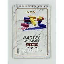 בלוק שרטוט VOX A4 פסטל 220 ג 20 דפים