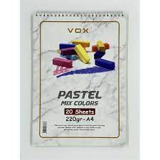 בלוק שרטוט VOX A4 פסטל 220 ג 20 דפים