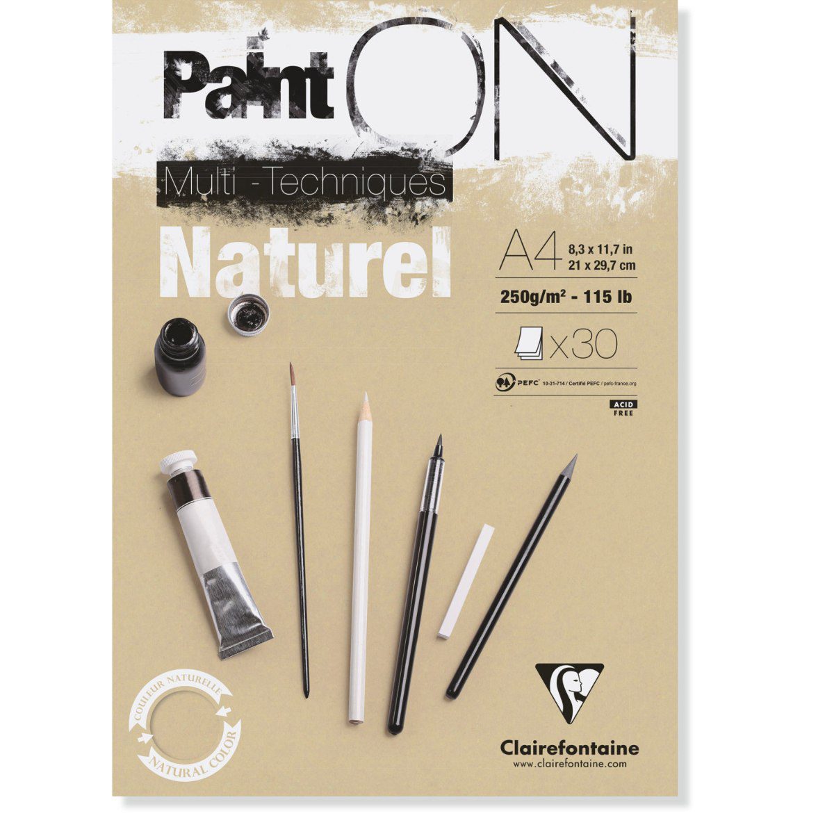 בלוק ציור PAINT-ON גוף 30 דפים 250 ג A4