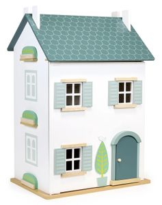 בית בובות נפתח מעץ לילדים Willow Dolls House עם 2 קומות ועליית גג