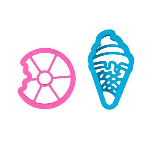 סט 2 חותכני גלידה ודונאטס Decora 