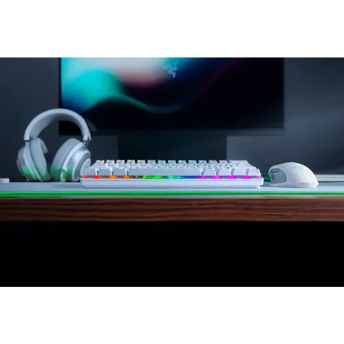 ‏מקלדת Razer Huntsman Mini רייזר צבע לבן במלאי