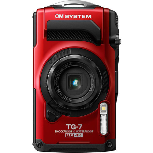 מצלמה OM SYSTEM Tough TG-7 (Red)