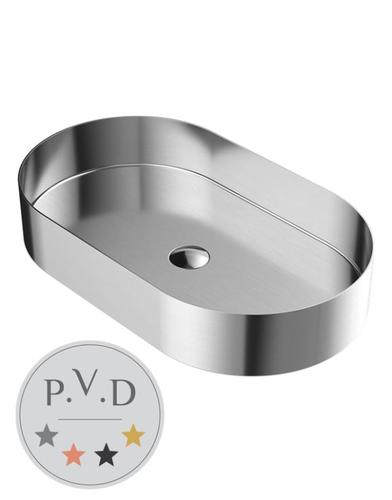 PAPPOS כיור נירוסטה עגול מונח PVD 11x38x38 כולל UP P (מקט 51210)