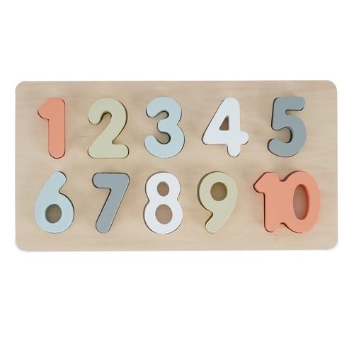 פאזל התאמת מספרים מעץ - דייניז
