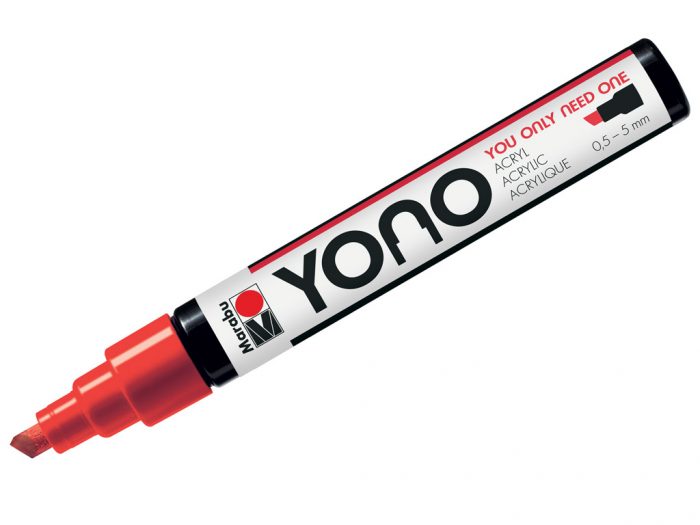 מרבו מרקר אקרילי YONO חוד קטום 0.5-5 מ"מ