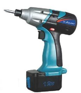 מברגה אימפקט 12V דגם H כולל 2 סוללות ומטען במזוודה ASAKI