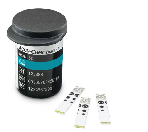 סטיקים לגלוקומטר Accu-Chek Instant Roche Diabetes Care