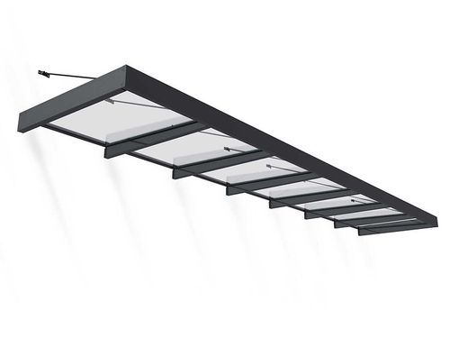 גגון Sophia XL אפור שקוף 1.4x6.6 מק