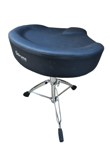 כיסא מתכוונן לתופים מושב אופנוע בצבע שחור DT-500 מבית GDRUMS