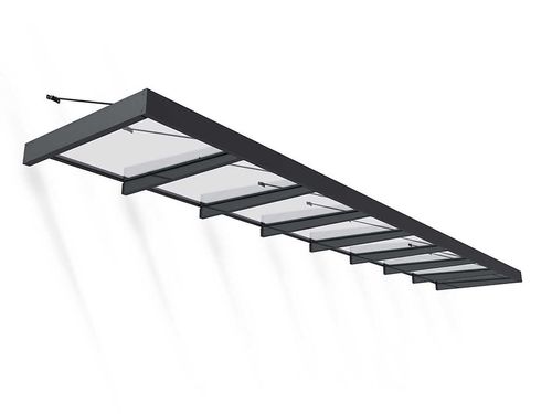 גגון Sophia XL אפור שקוף 1.4x7.5 מק